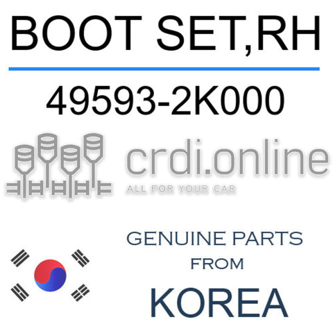 BOOT SET,RH 49593-2K000 495932K000 49593 2K000