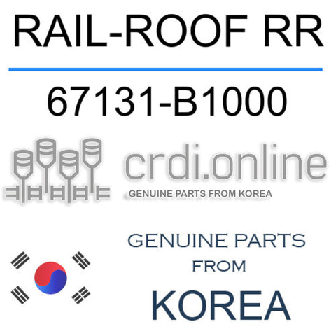 RAIL-ROOF RR [ORIGINAL] 67131-B1000 67131B1000 67131 B1000