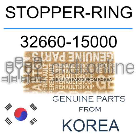STOPPER-RING [ORIGINAL] 32660-15000 3266015000 32660 15000