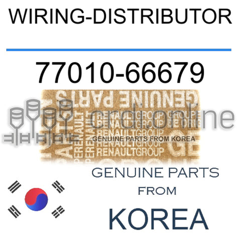 WIRING-DISTRIBUTOR [ORIGINAL] 77010-66679 7701066679 77010 66679