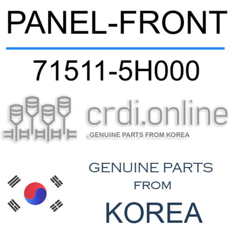 PANEL-FRONT [ORIGINAL] 71511-5H000 715115H000 71511 5H000