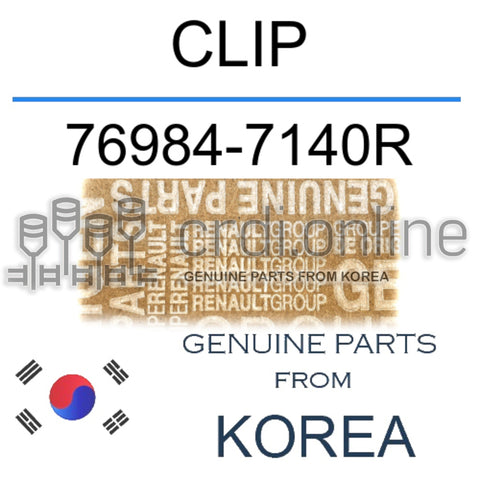 CLIP [ORIGINAL] 76984-7140R 769847140R 76984 7140R