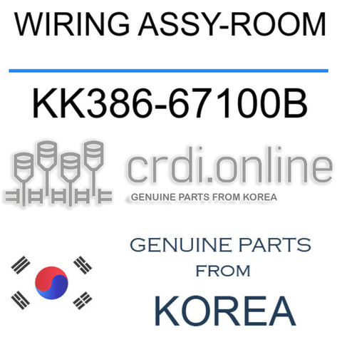 WIRING ASSY-ROOM [ORIGINAL] KK386-67100B KK38667100B KK386 67100B