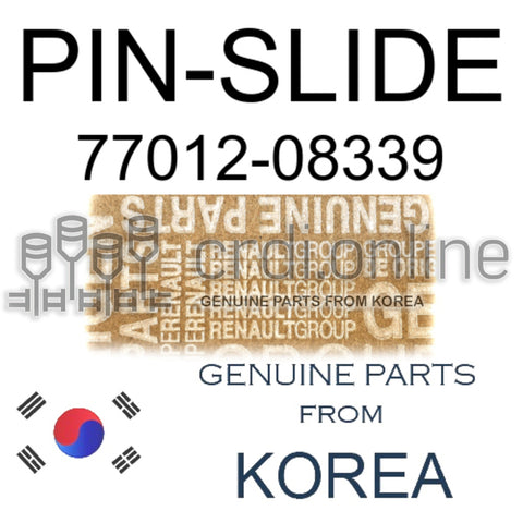 PIN-SLIDE [ORIGINAL] 77012-08339 7701208339 77012 08339