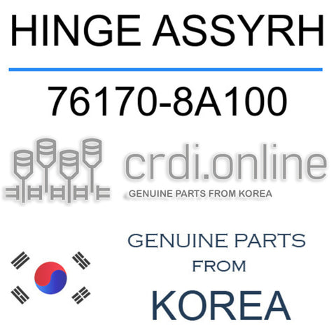 HINGE ASSYRH [ORIGINAL] 76170-8A100 761708A100 76170 8A100