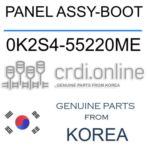 PANEL ASSY-BOOT [ORIGINAL] 0K2S4-55220ME 0K2S455220ME 0K2S4 55220ME