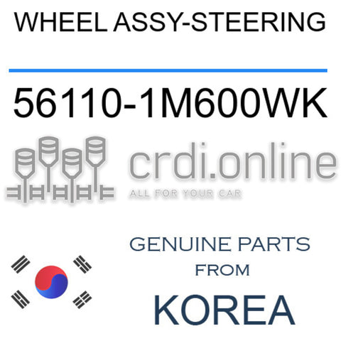 WHEEL ASSY-STEERING 56110-1M600WK 561101M600WK 56110 1M600WK