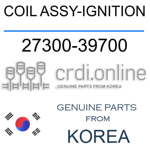 COIL ASSY-IGNITION [ORIGINAL] 27300-39700 2730039700 27300 39700
