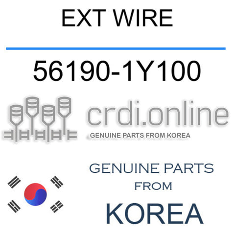 EXT WIRE [ORIGINAL] 56190-1Y100 561901Y100 56190 1Y100