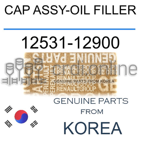 CAP ASSY-OIL FILLER [ORIGINAL] 12531-12900 1253112900 12531 12900