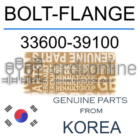 BOLT-FLANGE [ORIGINAL] 33600-39100 3360039100 33600 39100