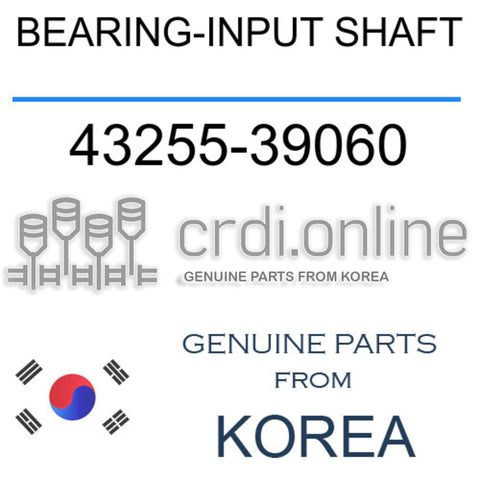 BEARING-INPUT SHAFT 43255-39060 4325539060 43255 39060