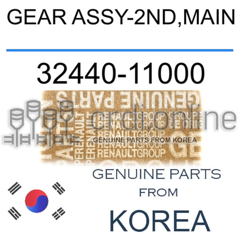 GEAR ASSY-2ND,MAIN [ORIGINAL] 32440-11000 3244011000 32440 11000