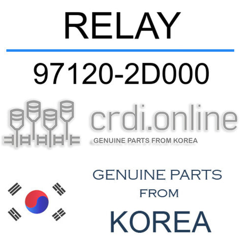 RELAY 97120-2D000 971202D000 97120 2D000