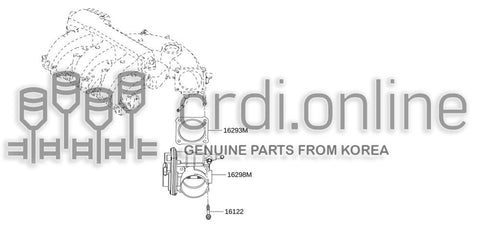 GASKET-THROTTLE CHAMBER 16175-2A10A 161752A10A 16175 2A10A