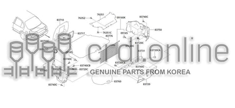 NET KIT-TRUNK 09160-51000K0 0916051000K0 09160 51000K0