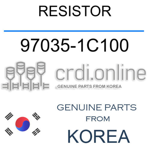 RESISTOR 97035-1C100 970351C100 97035 1C100