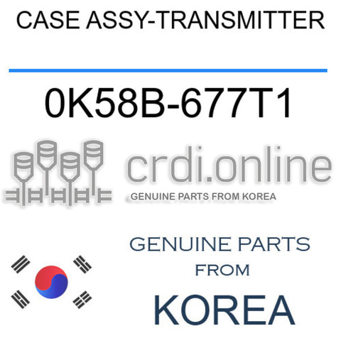 CASE ASSY-TRANSMITTER [ORIGINAL] 0K58B-677T1 0K58B677T1 0K58B 677T1