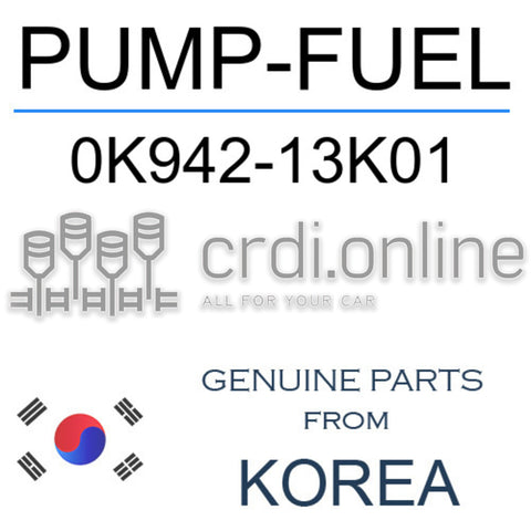 PUMP-FUEL 0K942-13K01 0K94213K01 0K942 13K01