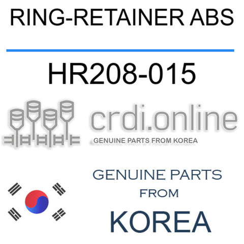 RING-RETAINER ABS [ORIGINAL] HR208-015 HR208015 HR208 015