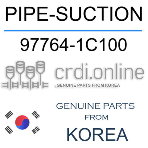 PIPE-SUCTION [ORIGINAL] 97764-1C100 977641C100 97764 1C100