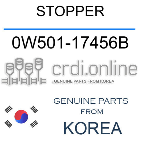 STOPPER 0W501-17456B 0W50117456B 0W501 17456B