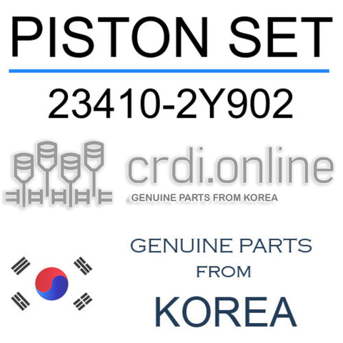 PISTON SET [ORIGINAL] 23410-2Y902 234102Y902 23410 2Y902
