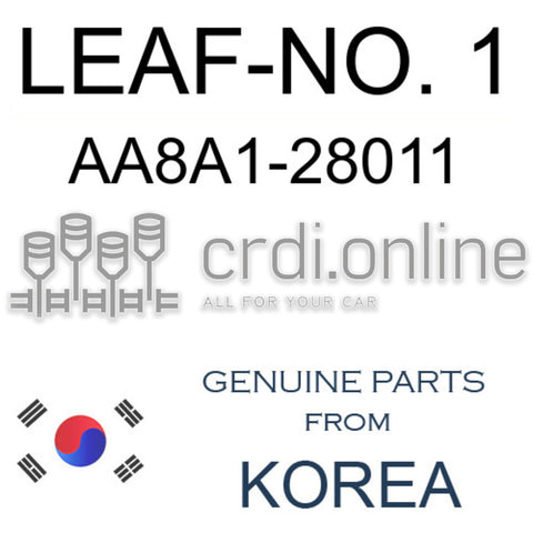 LEAF-NO. 1 [ORIGINAL] AA8A1-28011 AA8A128011 AA8A1 28011