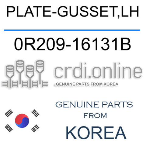 PLATE-GUSSET,LH [ORIGINAL] 0R209-16131B 0R20916131B 0R209 16131B