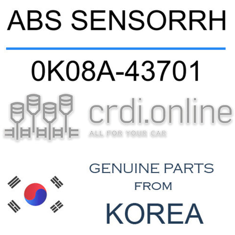 ABS SENSORRH 0K08A-43701 0K08A43701 0K08A 43701