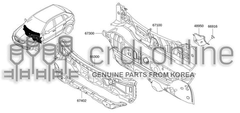 DASH ASSY-LOWER 67300-JY40A 67300JY40A 67300 JY40A