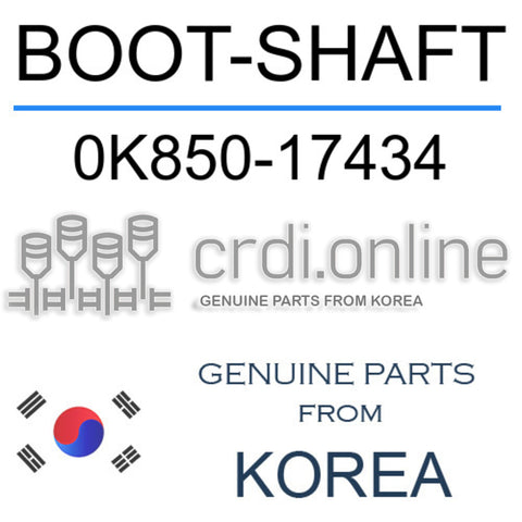BOOT-SHAFT 0K850-17434 0K85017434 0K850 17434