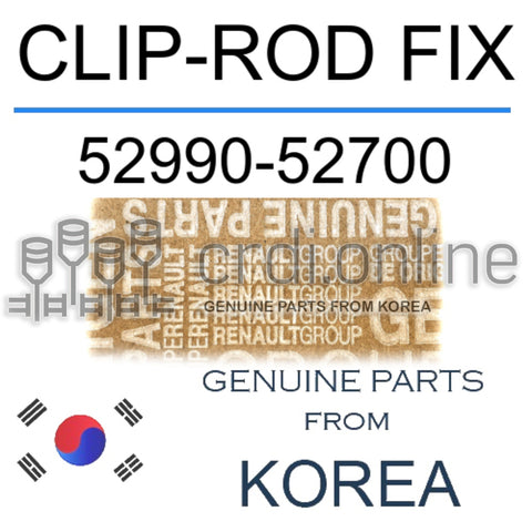 CLIP-ROD FIX [ORIGINAL] 52990-52700 5299052700 52990 52700
