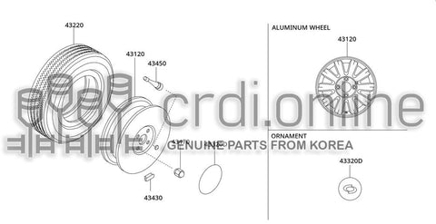 WHEEL ASSY-DISC 43110-31110 4311031110 43110 31110