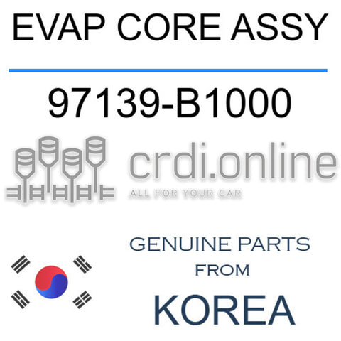 EVAP CORE ASSY [ORIGINAL] 97139-B1000 97139B1000 97139 B1000