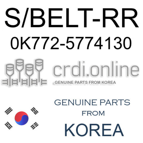 S/BELT-RR [ORIGINAL] 0K772-5774130 0K7725774130 0K772 5774130
