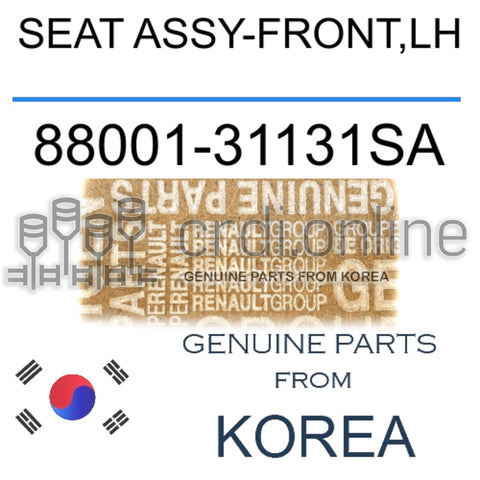 SEAT ASSY-FRONT,LH [ORIGINAL] 88001-31131SA 8800131131SA 88001 31131SA