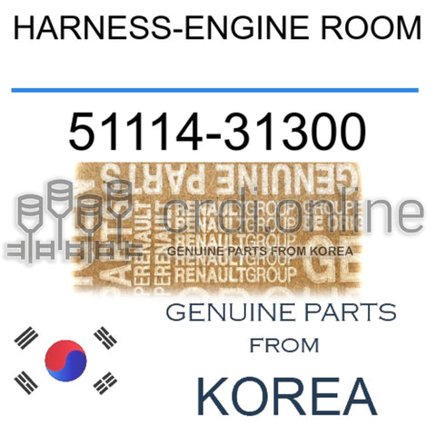 HARNESS-ENGINE ROOM [ORIGINAL] 51114-31300 5111431300 51114 31300
