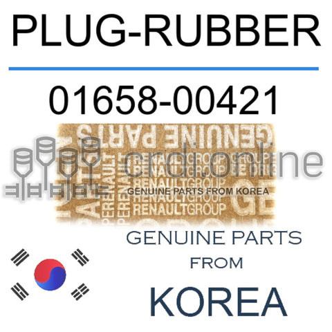 PLUG-RUBBER [ORIGINAL] 01658-00421 0165800421 01658 00421