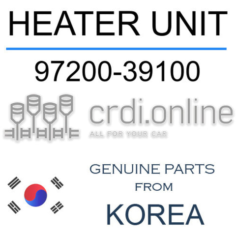 HEATER UNIT [ORIGINAL] 97200-39100 9720039100 97200 39100