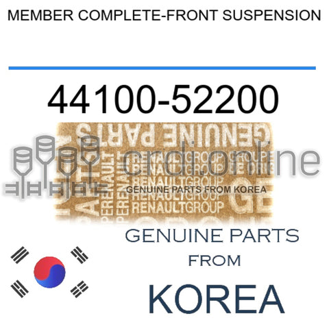 MEMBER COMPLETE-FRONT SUSPENSION [ORIGINAL] 44100-52200 4410052200 44100 52200