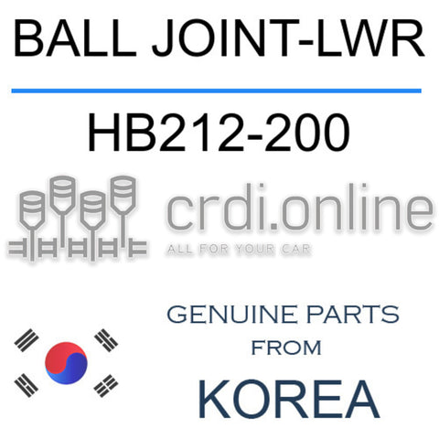 BALL JOINT-LWR HB212-200 HB212200 HB212 200