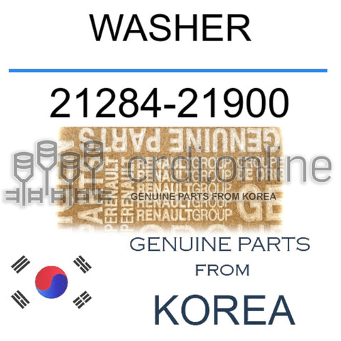 WASHER [ORIGINAL] 21284-21900 2128421900 21284 21900