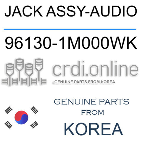 JACK ASSY-AUDIO [ORIGINAL] 96130-1M000WK 961301M000WK 96130 1M000WK