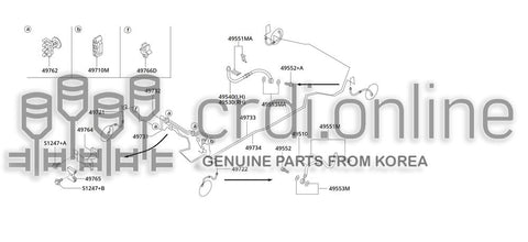 VALVE ASSY-DUAL PROPORTIONING 48680-51200 4868051200 48680 51200