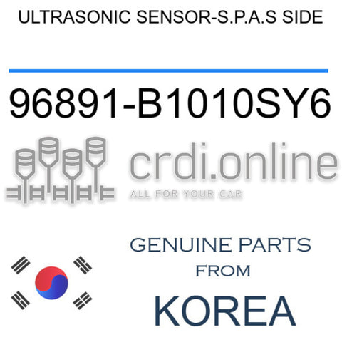 ULTRASONIC SENSOR-S.P.A.S SIDE 96891-B1010SY6 96891B1010SY6 96891 B1010SY6