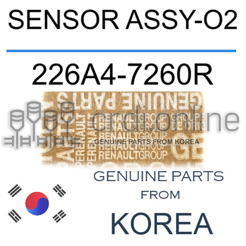 SENSOR ASSY-O2 [ORIGINAL] 226A4-7260R 226A47260R 226A4 7260R