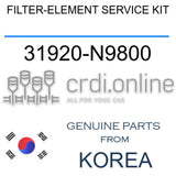 FILTER-ELEMENT SERVICE KIT [ORIGINAL] 31920-N9800 31920N9800 31920 N9800