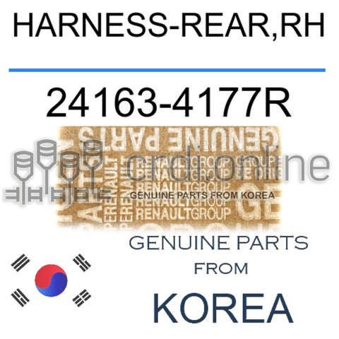 HARNESS-REAR,RH [ORIGINAL] 24163-4177R 241634177R 24163 4177R