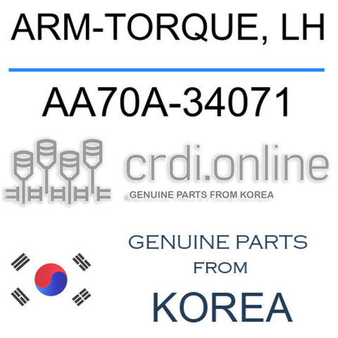 ARM-TORQUE, LH AA70A-34071 AA70A34071 AA70A 34071